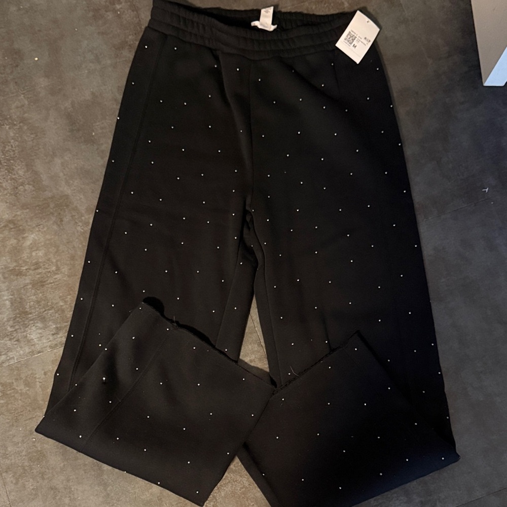 Rhinestone sweatpants